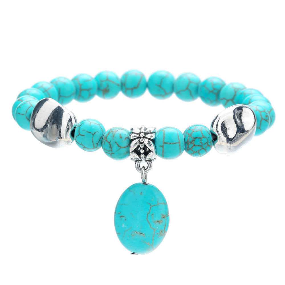 Wholesale Vintage Turquoise Cross Starfish Turtle Bracelet